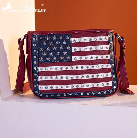 Montana West Purse American Pride Concealed Carry Crossbody Bag For Women