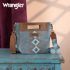 Wrangler Aztec Embroidered Crossbody Bag