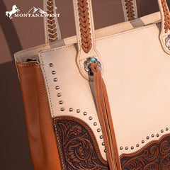 Montana West Tooled Collection Concealed Carry Tote