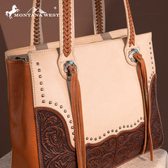 Montana West Tooled Collection Concealed Carry Tote