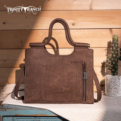 Trinity Ranch Tooled Tote Carry Bag