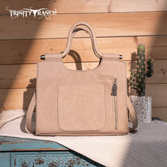 Trinity Ranch Tooled Tote Carry Bag