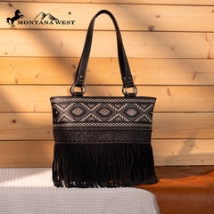 Montana West Tooled Collection Concealed Carry Tote