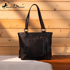 Montana West Tooled Collection Concealed Carry Tote