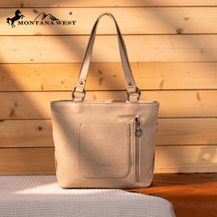 Montana West Tooled Collection Concealed Carry Tote
