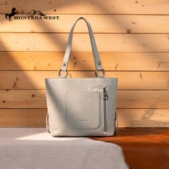 Montana West Tooled Collection Concealed Carry Tote