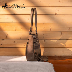 Montana West Tooled Collection Concealed Carry Tote