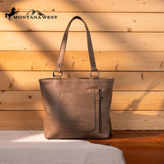 Montana West Tooled Collection Concealed Carry Tote
