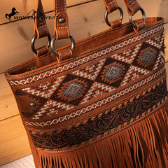 Montana West Tooled Collection Concealed Carry Tote