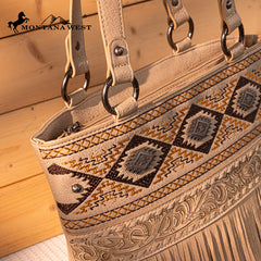 Montana West Tooled Collection Concealed Carry Tote