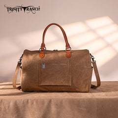 Trinity Ranch Tooled Weekender Bag