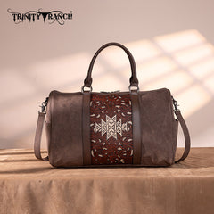 Trinity Ranch Tooled Weekender Bag