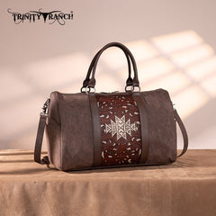 Trinity Ranch Tooled Weekender Bag