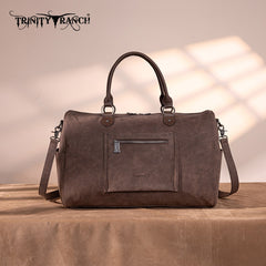 Trinity Ranch Tooled Weekender Bag
