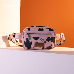Wrangler Cow Print Belt Bag/Fanny Pack