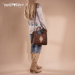 Trinity Ranch Tooled Tote Carry Bag