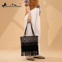 Montana West Tooled Collection Concealed Carry Tote