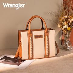 Wrangler Whipstitch Crossbody Tote Bag