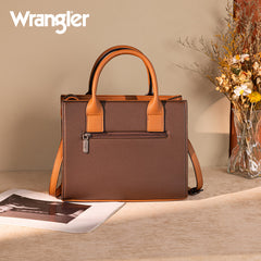 Wrangler Whipstitch Crossbody Tote Bag