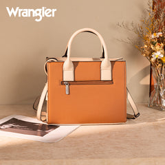 Wrangler Whipstitch Crossbody Tote Bag