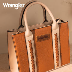 Wrangler Whipstitch Crossbody Tote Bag
