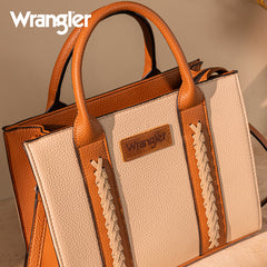 Wrangler Whipstitch Crossbody Tote Bag