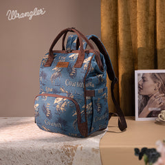 Wrangler Cowboy Print Diaper Bag