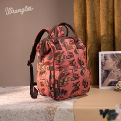 Wrangler Cowboy Print Diaper Bag