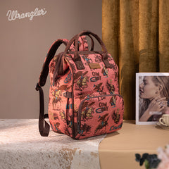Wrangler Cowboy Print Diaper Bag