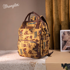 Wrangler Cowboy Print Diaper Bag