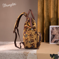 Wrangler Cowboy Print Diaper Bag