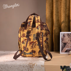 Wrangler Cowboy Print Diaper Bag