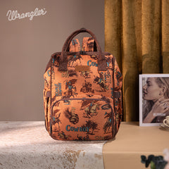 Wrangler Cowboy Print Diaper Bag