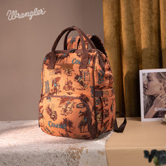 Wrangler Cowboy Print Diaper Bag