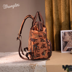 Wrangler Cowboy Print Diaper Bag