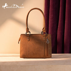 Montana West Diamond Cross Stitch Concealed Carry Tote Bag