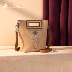 Montana West Diamond Cross Stitch Crossbody Bag