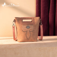 Montana West Diamond Cross Stitch Crossbody Bag