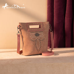 Montana West Diamond Cross Stitch Crossbody Bag