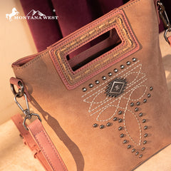 Montana West Diamond Cross Stitch Crossbody Bag