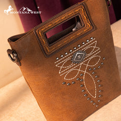 Montana West Diamond Cross Stitch Crossbody Bag