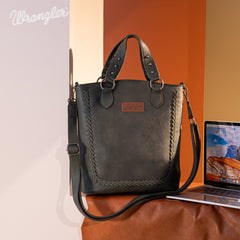 WG94G-9110 Wrangler Tote Convertible Backpack/Crossbody Bag - Green