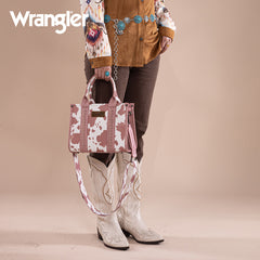 Wrangler Leopard Print Concealed Carry Tote Bag