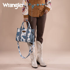 Wrangler Leopard Print Concealed Carry Tote Bag