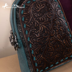 Montana West Tooled Concealed Carry Sling Bag