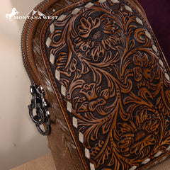 Montana West Tooled Concealed Carry Sling Bag