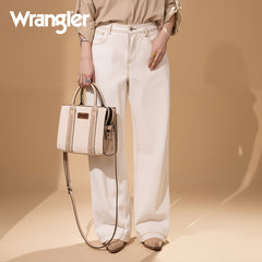 Wrangler Whipstitch Crossbody Tote Bag