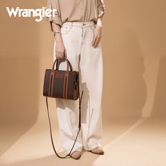 Wrangler Whipstitch Crossbody Tote Bag
