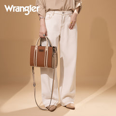 Wrangler Whipstitch Crossbody Tote Bag