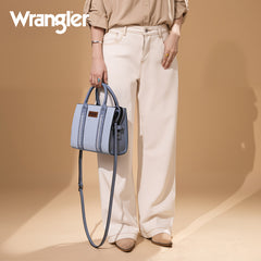 Wrangler Whipstitch Crossbody Tote Bag